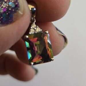 Northern Lights Topaz Pendant